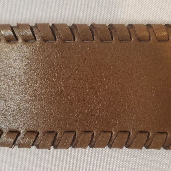 ANOTHER LINE Brown Leather Belt Size Small main image 6